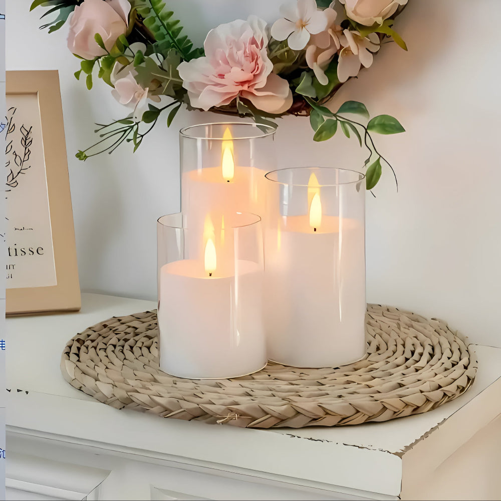 Ethereal 3D Flameless Candle Set with Remote Control | Safe and Elegant Lighting for Any Occasion 0