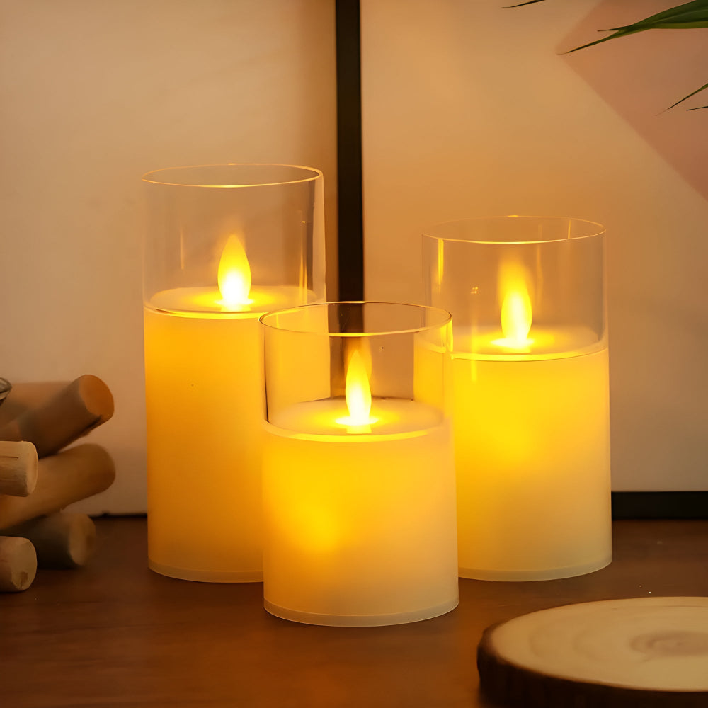 Ethereal 3D Flameless Candle Set with Remote Control | Safe and Elegant Lighting for Any Occasion 9