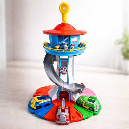 Exciting Kids Toy Car Playset | Slide Tower Racing Track with Tool-Free Setup | Imaginative Fun for Ages 4+ 4