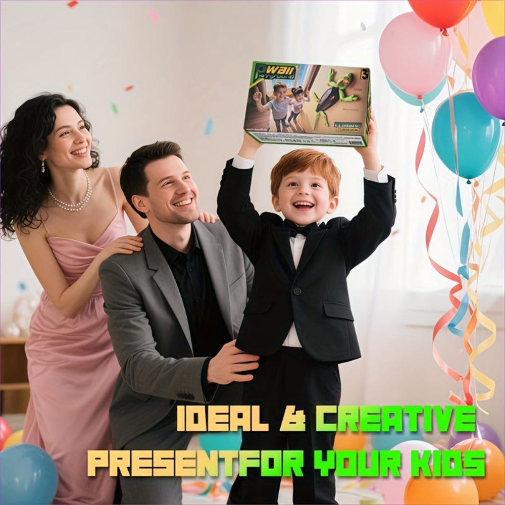 Exciting Remote Control Lizard Robot with LED Eyes | Wall-Climbing Toy for Engaging Play 5