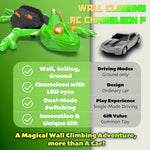 Exciting Remote Control Lizard Robot with LED Eyes | Wall-Climbing Toy for Engaging Play 7