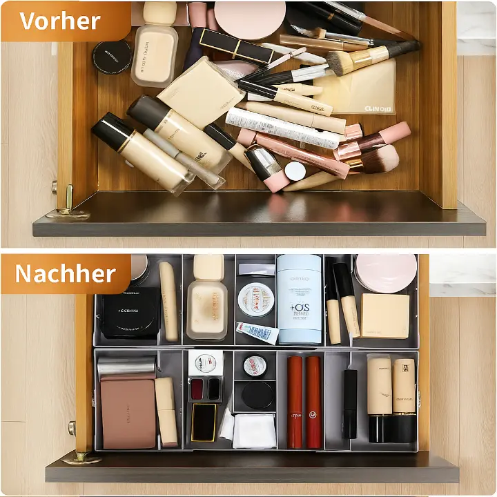 Expandable Drawer Organizer | Kitchen Drawer Organizer with 12 Adjustable Dividers | Space-Saving Design for Custom Organization 5