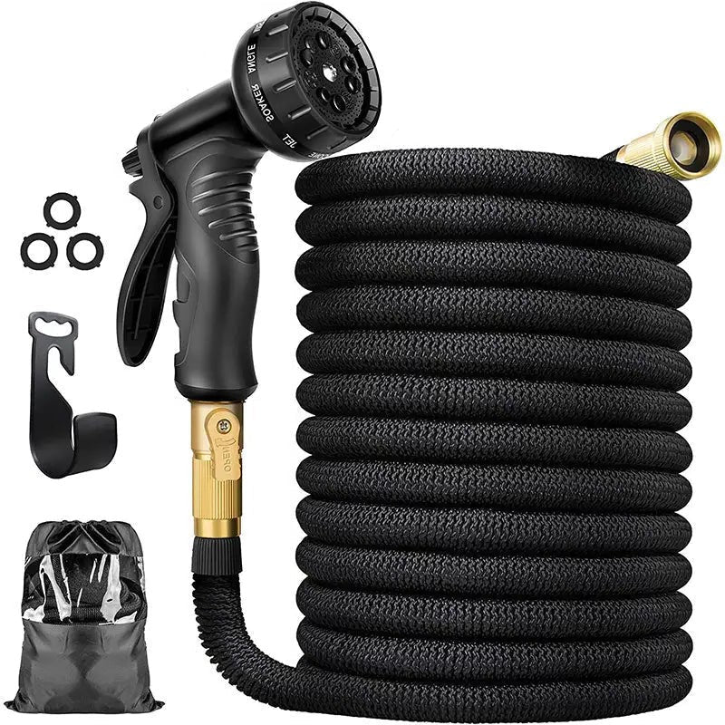 Expandable Garden Hose | 100FT Lightweight Water Hose with 8 Spray Modes | Durable & Compact for Easy Storage 0