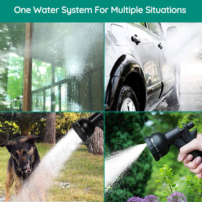 Expandable Garden Hose | 100FT Lightweight Water Hose with 8 Spray Modes | Durable & Compact for Easy Storage 4