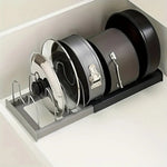 Expandable Pot and Pans Organizer Rack with Adjustable Design | Space-Saving Solution for Cookware 5