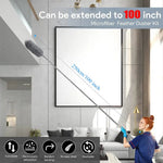 Extendable Microfiber Duster with Flexible Head for High Ceilings | Telescopic Cleaning Tool for Effortless Dusting 1