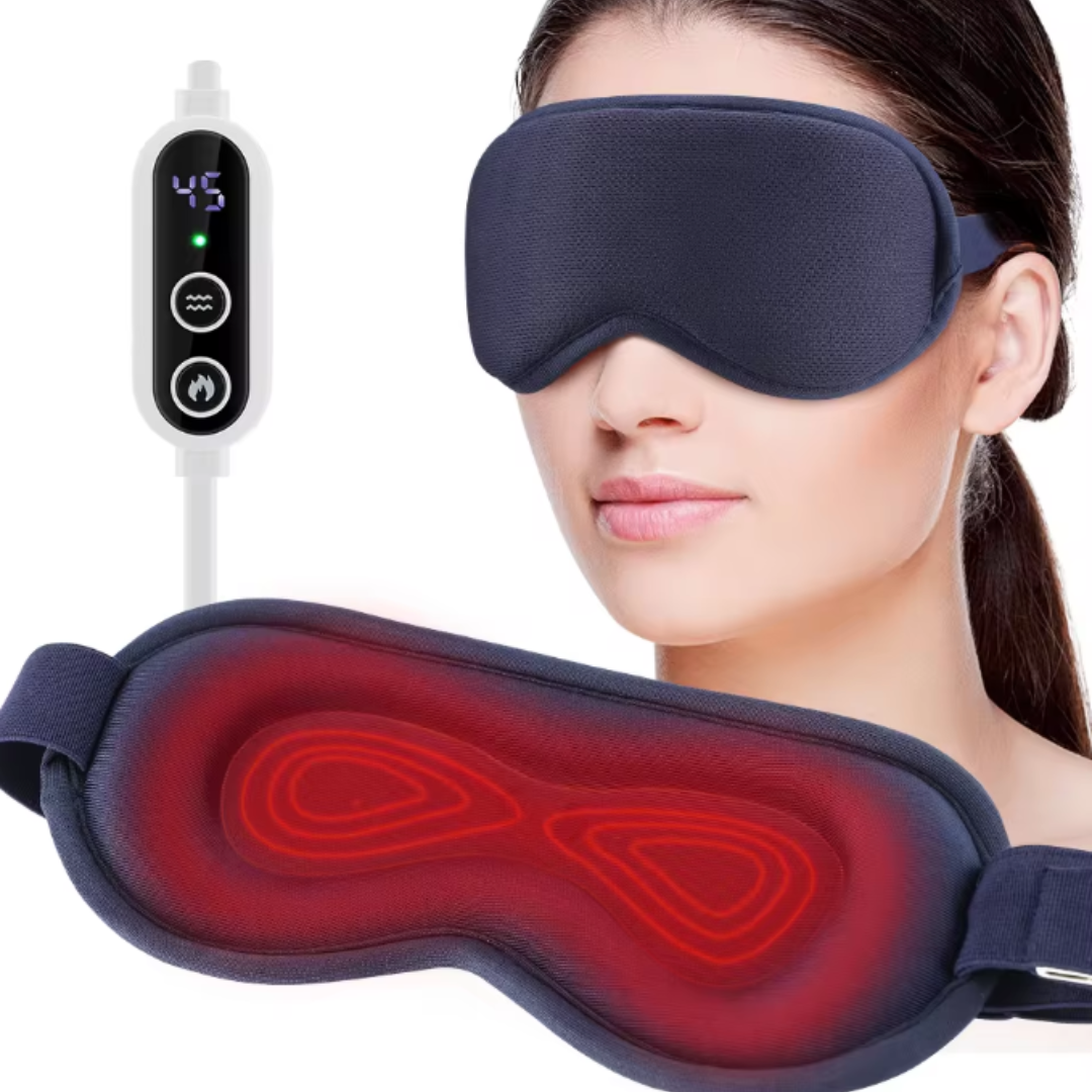 Eye Massager Mask with Heat & Compression | Relaxation Device for Migraine Relief 0