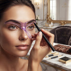 Eyebrow Stencils, Brow Shaping Tool and Eyebrow Mapping Tool, Reusable Eyebrow Shaper with Nose Rest