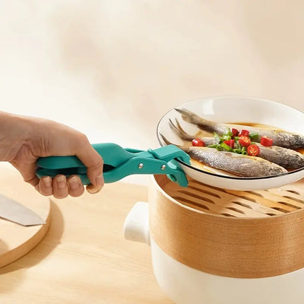 Hot Plate Gripper, Heat Resistant Silicone Bowl Gripper for Pots and Pans