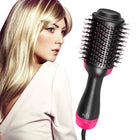 Blow Dry Brush Volumizer with Ceramic Coating, Hot Air Brush for Drying and Styling