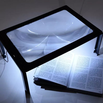 Magnifying Glass with Light, Foldable Magnifier with LED Light and Neck Loop