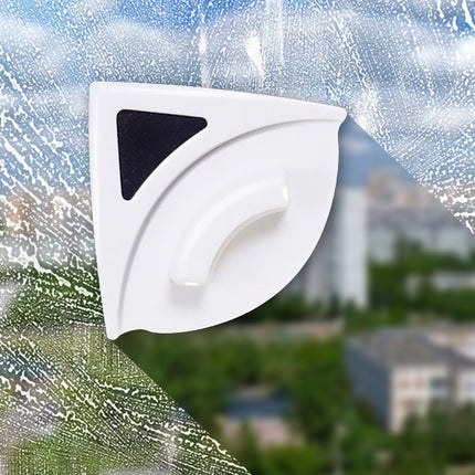 Magnetic Window Cleaner Double Sided, Magnetic Window Washer with Safety Cord