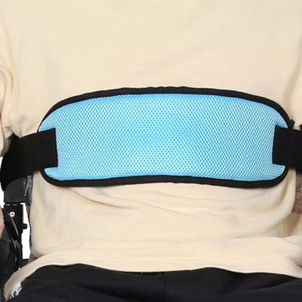 Wheelchair Seat Belt for Safety, Adjustable Breathable Mesh Lap Strap with Quick Release Buckle for Most Wheelchairs