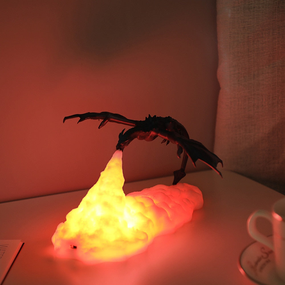 Fantasy Dragon Lamp | Wireless LED Design for Enchanting Ambiance 0