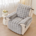 Faux Fur Recliner Cover with Non-Slip Design | Plush Protection for Comfort 4