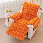 Faux Fur Recliner Cover with Non-Slip Design | Plush Protection for Comfort 5