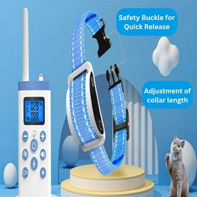 Feline Comfort | Interactive Cat Training Collar with Sound & Vibration Alerts | Adjustable Fit for Calm Training 6