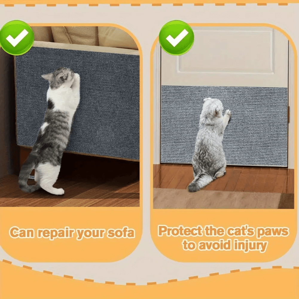 Feline Haven | Cat Scratching Pad with Durable Polyester Material | Versatile Protector for Furniture Safety 5