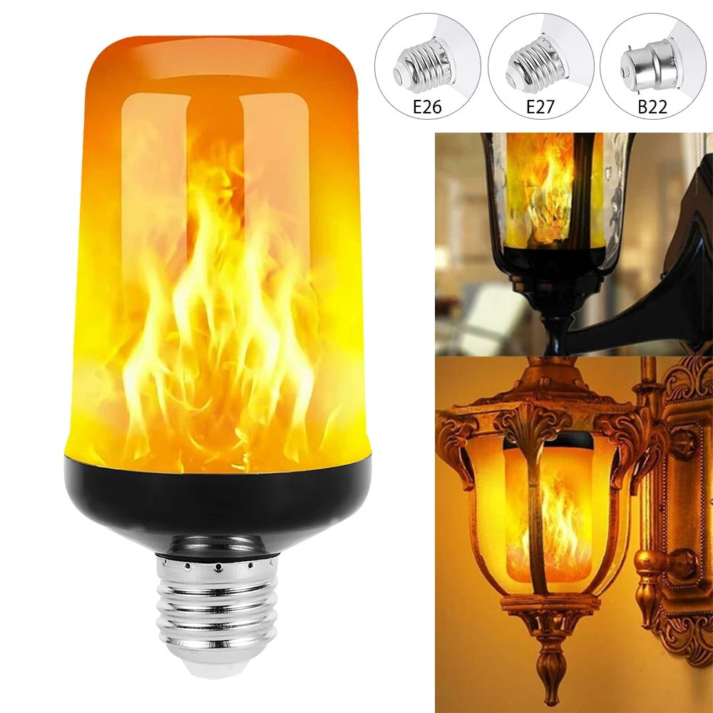 Festive Glow | LED Flame Light Lamp with 4 Modes for Stunning Ambiance 8