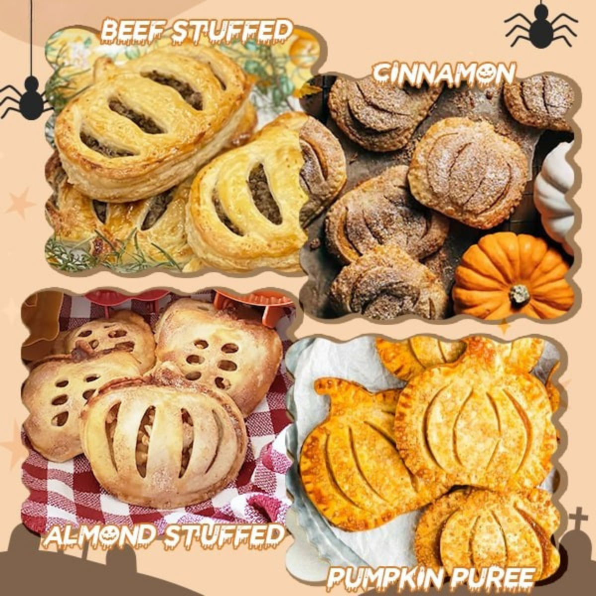 Festive Pie Maker | Create Whimsical Pumpkin & Acorn Shapes for Halloween Treats 5