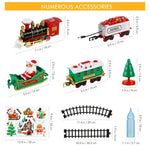 Festive Train Set | Electric Christmas Train with Smoke Effect & Lights | Interactive Play for Kids 3