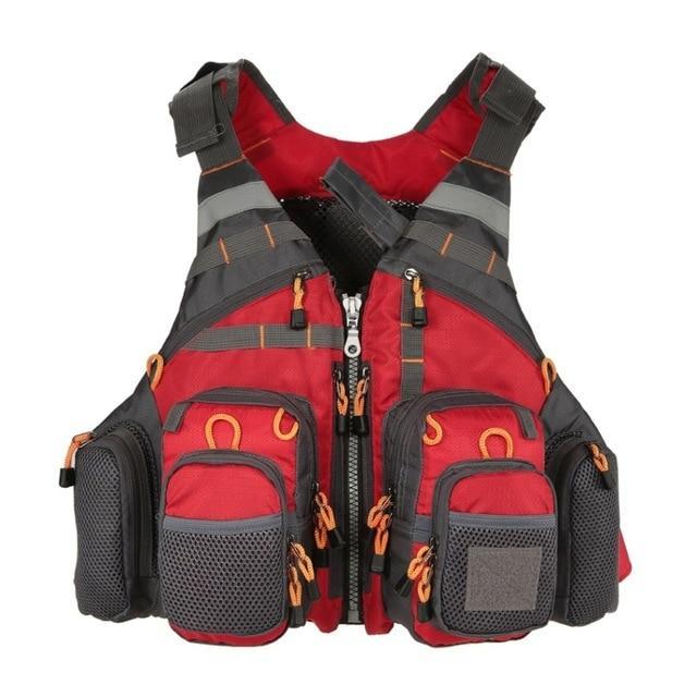 Fishing Pro | Fishing Vest with Multiple Pockets & Adjustable Fit | Ultimate Comfort for Safe Fishing Adventures 10