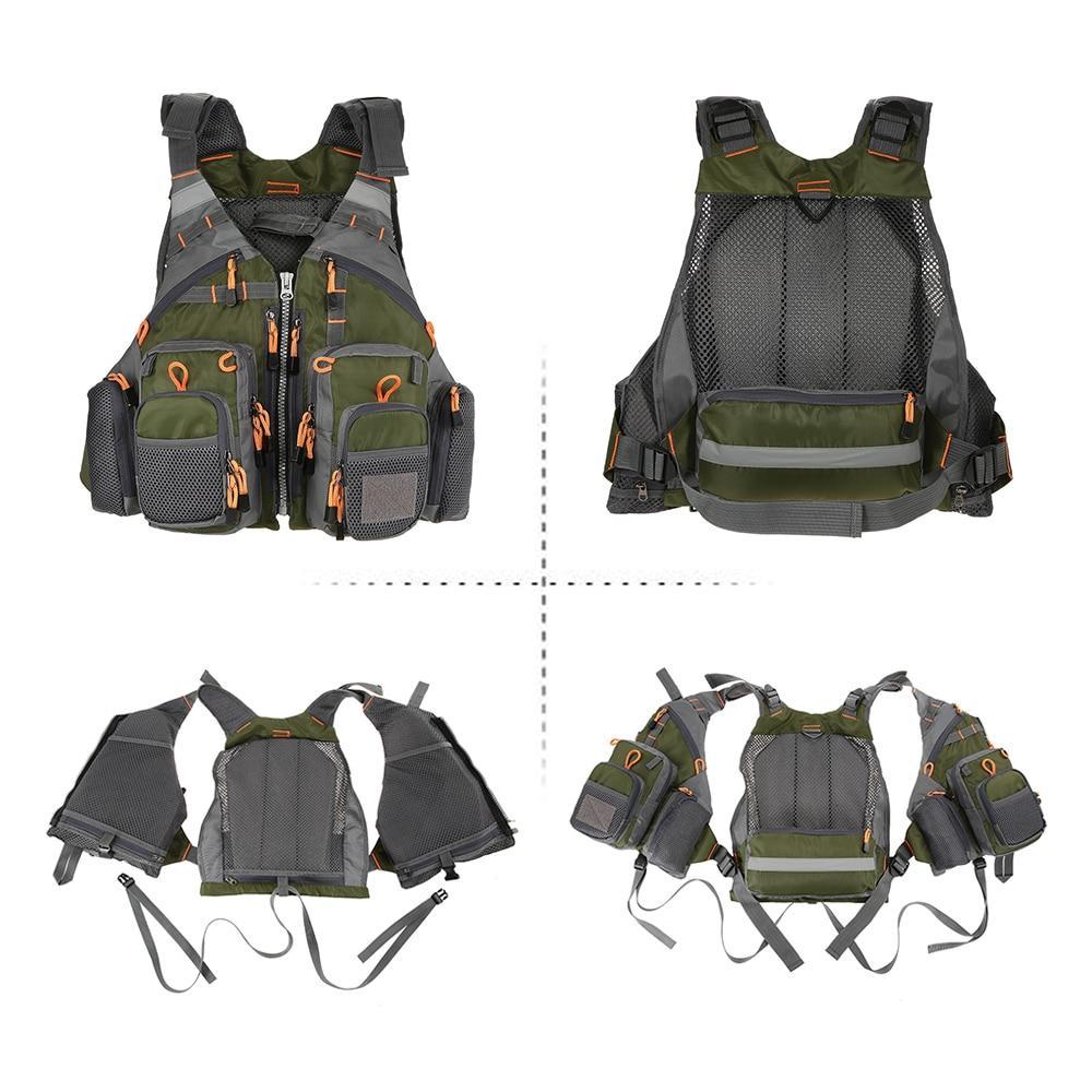 Fishing Pro | Fishing Vest with Multiple Pockets & Adjustable Fit | Ultimate Comfort for Safe Fishing Adventures 4