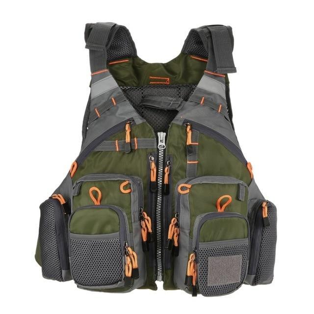 Fishing Pro | Fishing Vest with Multiple Pockets & Adjustable Fit | Ultimate Comfort for Safe Fishing Adventures 9