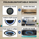 Fitness Trampoline | 48-Inch Foldable Rebounder with Adjustable Handle | Compact Design for Indoor Workouts 3