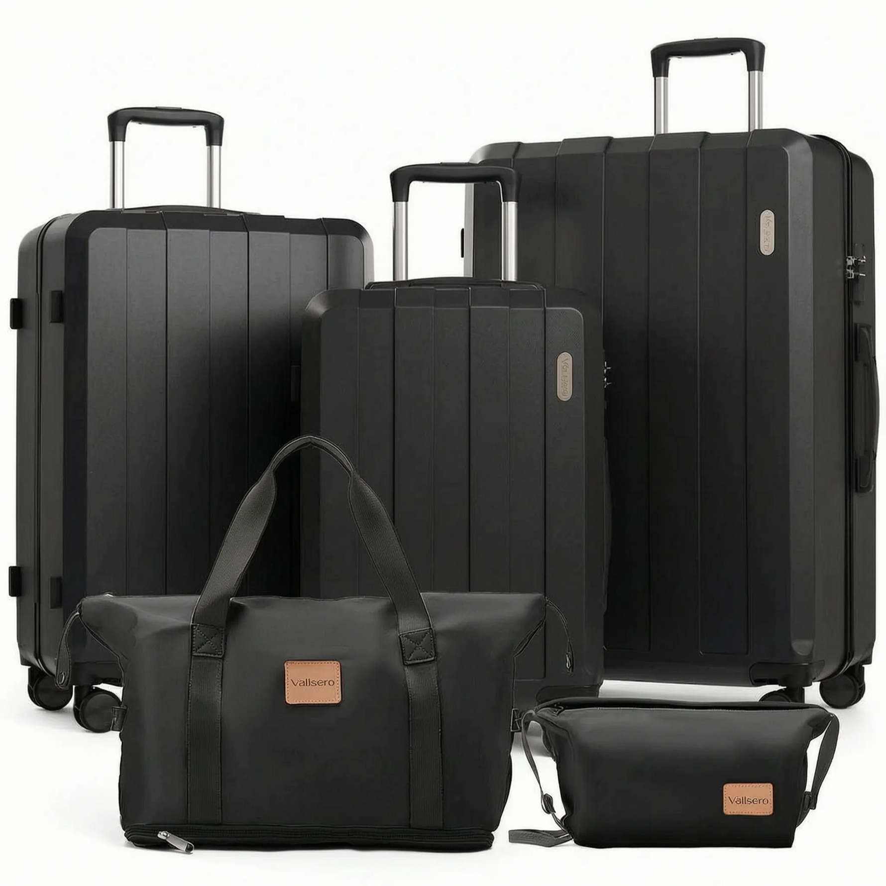 Five-Piece Luggage Set with Expandable Sections | Durable Hard-Shell Suitcases for Effortless Travel 7