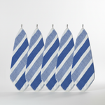 FleeceTowel | Soft Coral Fleece Towels with Quick Absorption | Modern Striped Design for Comfort 4