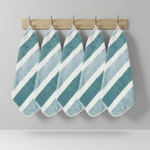 FleeceTowel | Soft Coral Fleece Towels with Quick Absorption | Modern Striped Design for Comfort 6