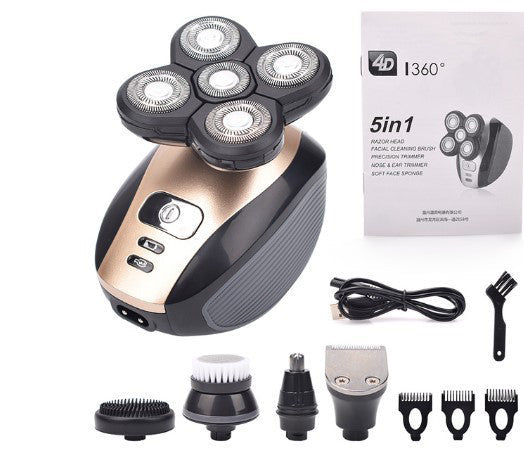 FlexSeries | Best Electric Head Shaver with Five-Blade Technology | Waterproof Design for Sensitive Skin 0