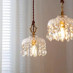 FloraCrystal | Elegant Vintage Floral Pendant Light Fixture 1