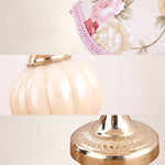 FloraLuxe | Elegant Vintage Glass Fabric Table Lamp for Modern Spaces 4