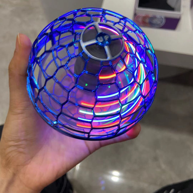 Flynova Pro | Hand-Controlled Flying Spinner Toy with LED Lights | 360° Rotating Mini Drone for Kids 1