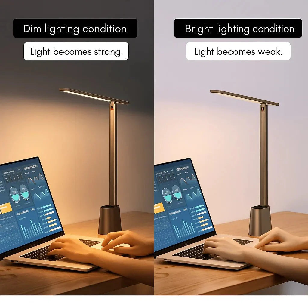 Foldable LED Desk Lamp | Dimmable & USB-Powered | Compact Design for Home and Travel 5