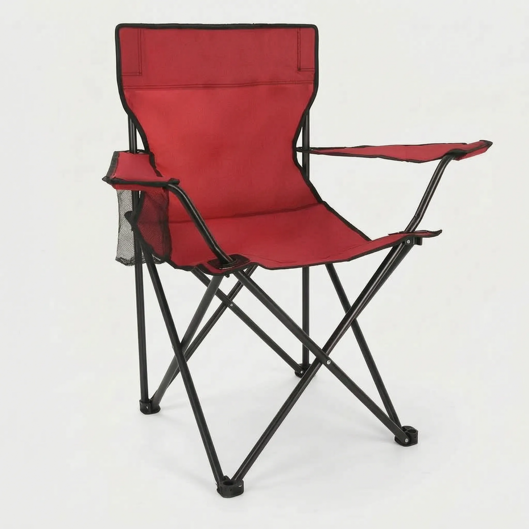 Folding Chair with Integrated Cup Holder | Portable Design for Outdoor Relaxation 5