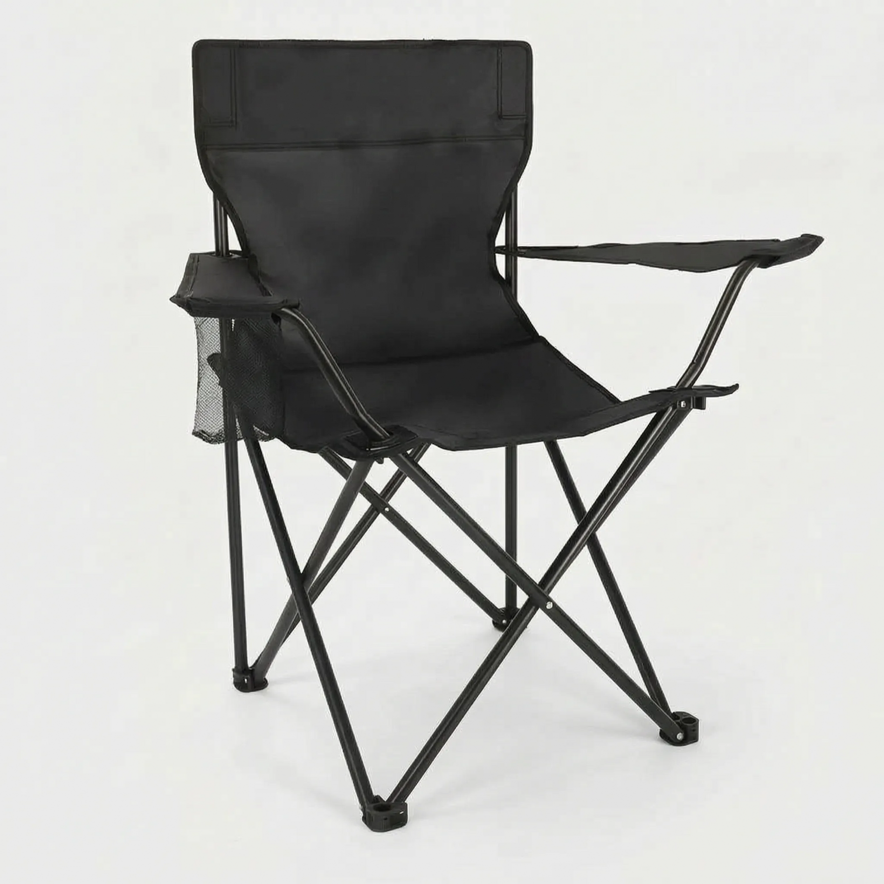 Folding Chair with Integrated Cup Holder | Portable Design for Outdoor Relaxation 6