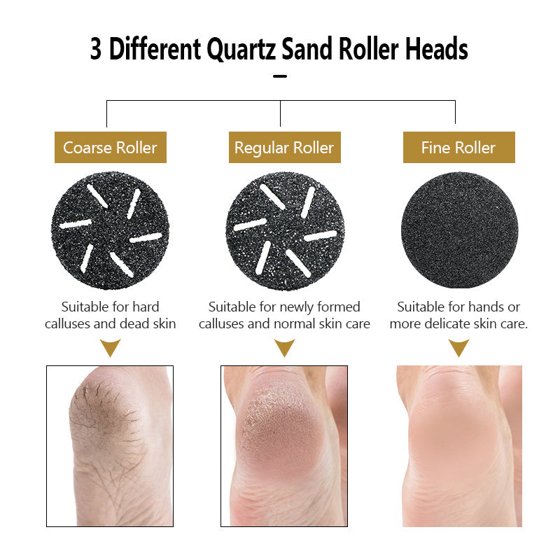 Foot Care Essentials | Electric Callus Remover with Rechargeable Battery | Ergonomic Design for Smooth Feet 7