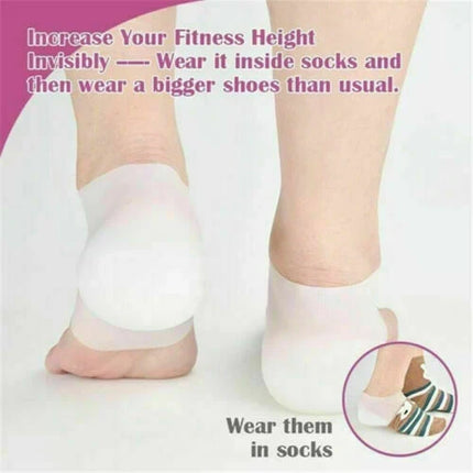 Shoe Insoles for Height, Invisible Silicone Shoe Inserts – image 6