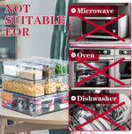 Fridge Organizer Set | Stackable BPA-Free Containers for Efficient Storage | Perfect for Fruits and Vegetables 2