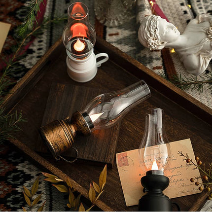 Vintage Kerosene Lamp, Cordless Table Lamp – image 4