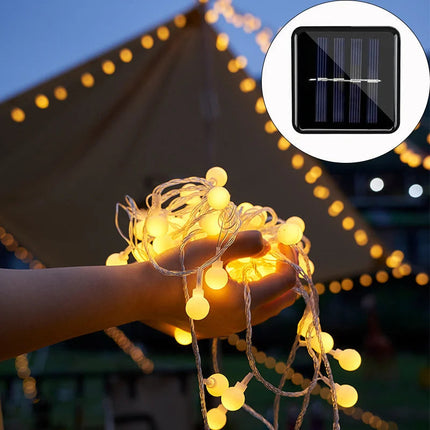 Fairy Lights Outdoor, Waterproof String Lights for Garden Fence Trees and Patio