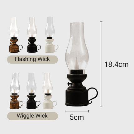 Vintage Kerosene Lamp, Battery Operated Candle Lamp – image 9