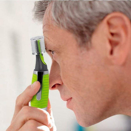 Nose Hair Trimmer, Micro Eyebrow Trimmer, Cordless Bikini Trimmer with Attachments for Ear and Body Hair