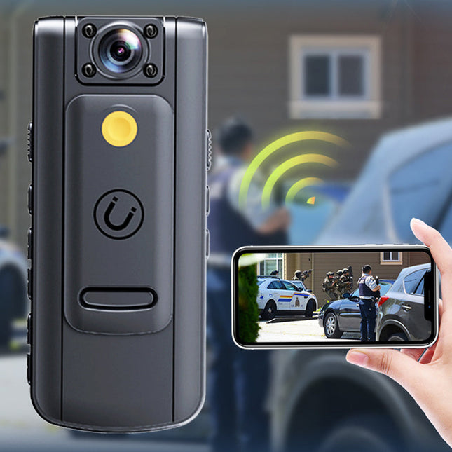 Body Camera with Night Vision, Mini Action Camera for Cycling, Wearable Camera with Clip 1080P, Bike Accessory
