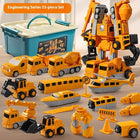 Transformer Toy Car Magnetic, Transforming Car Toy with Magnetic Building Blocks, Magnetic Toy Car for Kids Age 3