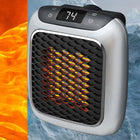 Space Heater, Portable Heater for Indoor Use, Compact Electric Heater with Timer and Tip Over Auto Shut Off