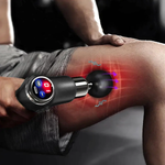 Tuzwa Massage Gun – Handheld Percussion Massager with 32 Speed Levels, 4 Massage Heads, Rechargeable Battery & Up to 4-Hour Runtime
